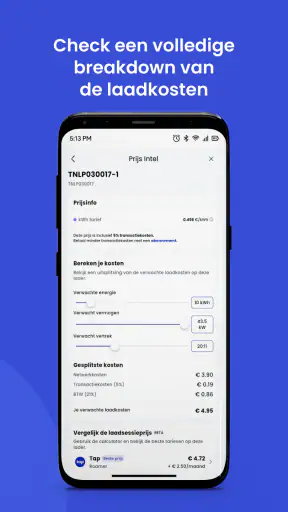 Tap Electric: Laadpaal App screenshot 3