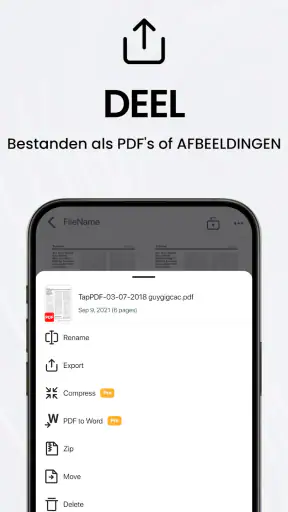TapScanner - Scanner naar PDF screenshot 6