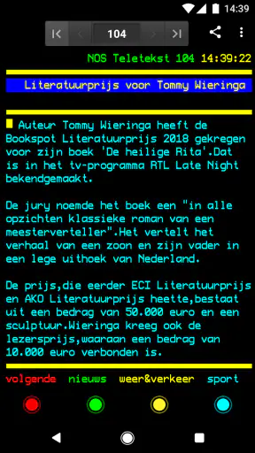 Teletekst screenshot 2