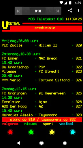 Teletekst screenshot 3