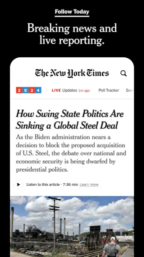 NYTimes: US and Global News screenshot 2