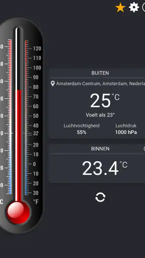 Thermometer++ Kamertemperatuur screenshot 3