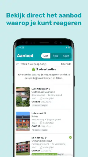 Thuiskompas screenshot 2