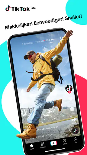 TikTok Lite - Snellere TikTok screenshot 1