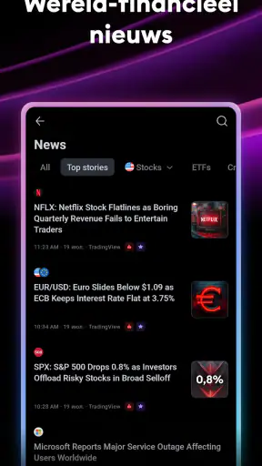 TradingView: Aandelen & Crypto screenshot 5