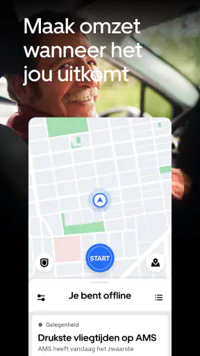 Uber Driver - voor chauffeurs screenshot 1