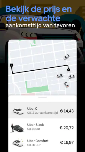 Uber - Vraag een rit aan screenshot 10