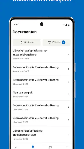 UWV-app screenshot 3