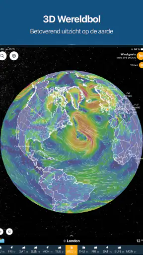 Ventusky: Weer & Buienradar screenshot 10