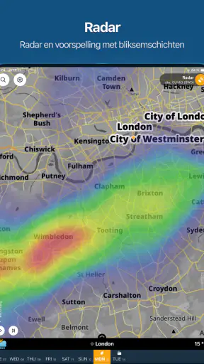 Ventusky: Weer & Buienradar screenshot 11