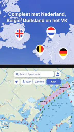 Waterkaarten: Vaar Navigatie screenshot 11