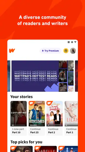 Wattpad - Waar verhalen leven screenshot 2