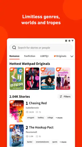 Wattpad - Waar verhalen leven screenshot 3
