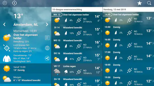 Weer Nederland XL PRO screenshot 11