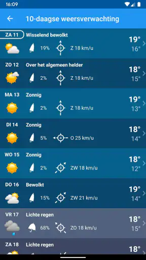 Weer Nederland XL PRO screenshot 6