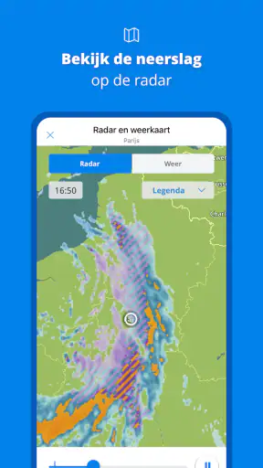 Weeronline: weer & buien radar screenshot 2