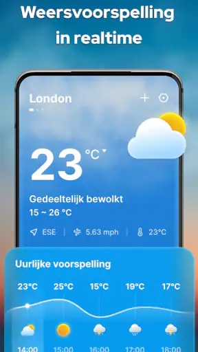 Weersverwachting, Lokale Radar screenshot 1