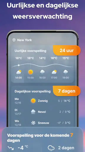 Weersverwachting, Lokale Radar screenshot 5