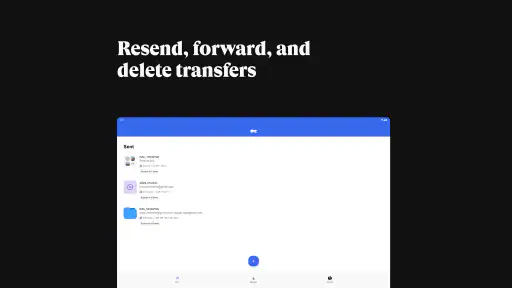 WeTransfer : Bestanden delen screenshot 10