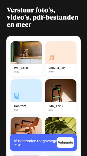 WeTransfer : Bestanden delen screenshot 5