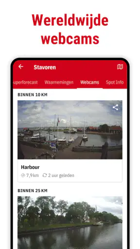 Windfinder: Wind & Weer Kaart screenshot 8