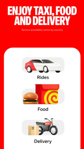Yango: taxi, food, delivery screenshot 2