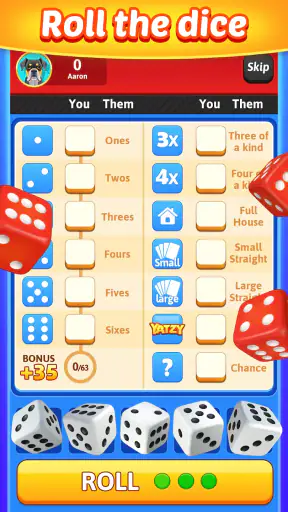 Yatzy Blitz: Classic Dice Game screenshot 6