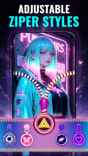 Zipper Lock Screen: Zip Style screenshot 9