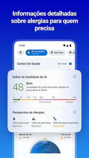 1Weather: Previsões e Radar screenshot 11