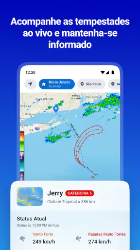 1Weather: Previsões e Radar screenshot 9