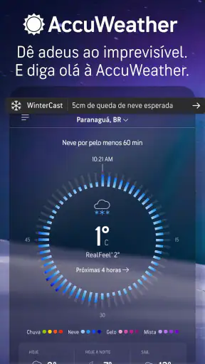 AccuWeather: Radar ao vivo screenshot 1