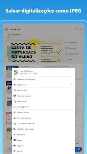 Adobe Scan: PDF Scanner e OCR screenshot 12