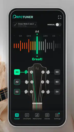 Afinador de Violão Perfeito screenshot 10
