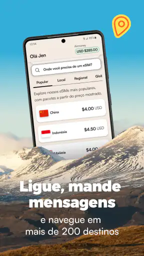 Airalo: eSIM Viagem e Internet screenshot 2