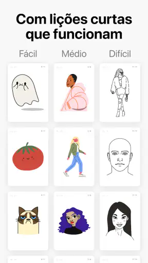 Aprenda a desenhar・ArtWorkout screenshot 4