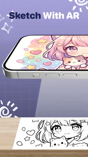AR Desenho: Calcar & Pintar screenshot 1