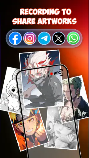 AR Draw Anime: Como desenhar screenshot 10