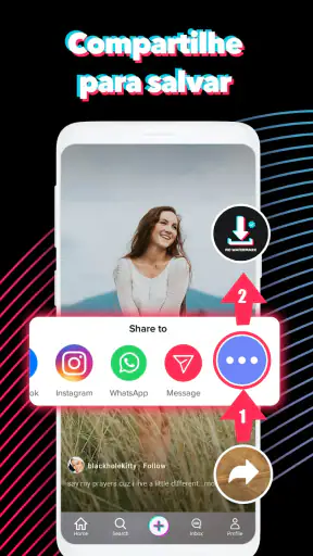 Baixar videos sem marca d'água screenshot 1