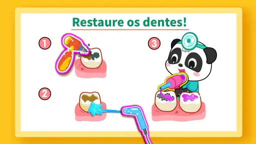 Bebê Panda: cuidado dental screenshot 8