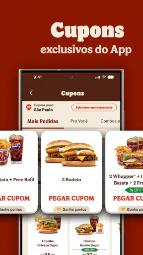 Burger King Brasil screenshot 2