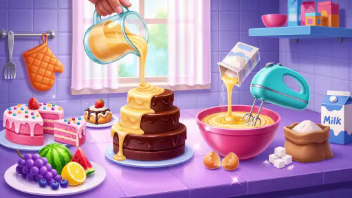 Cake Maker Fun Cooking Games screenshot 5