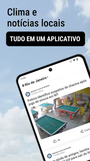 Clima e notícias locais, Radar screenshot 1