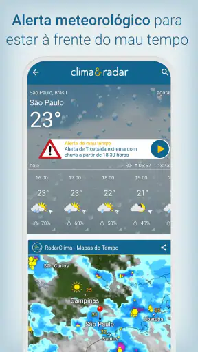 Clima&Radar: Previsão do Tempo screenshot 2