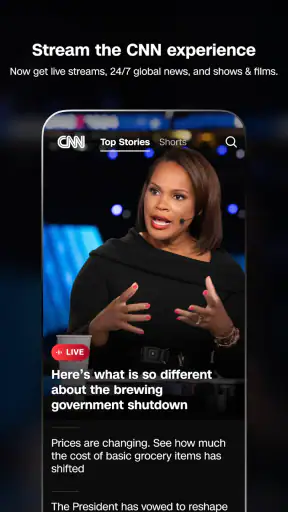 CNN: Live & Breaking News screenshot 1