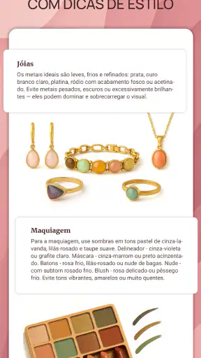 Colorimetria Coloração Pessoal screenshot 7