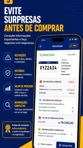 ConsultaPlaca Fipe Multa Preço screenshot 8