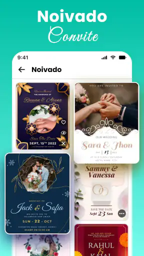 Criador de cartões de convite screenshot 10