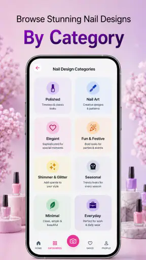 Designs e ideias de nail art screenshot 8