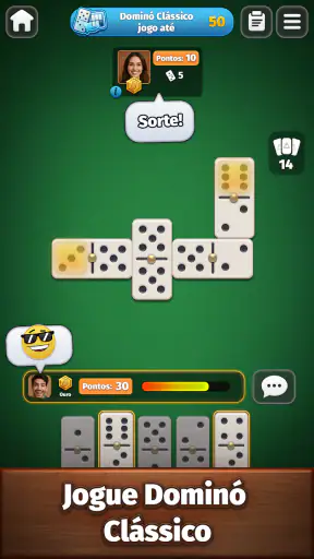 Dominó Online: Jogo Clássico screenshot 9