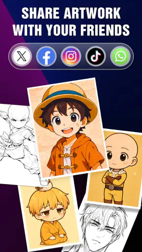 Draw Anime - AR Tracing App screenshot 6